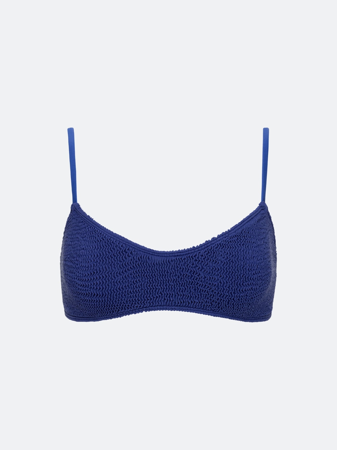 BALBOA LOW SCOOP BIKINI TOP - SAPPHIRE