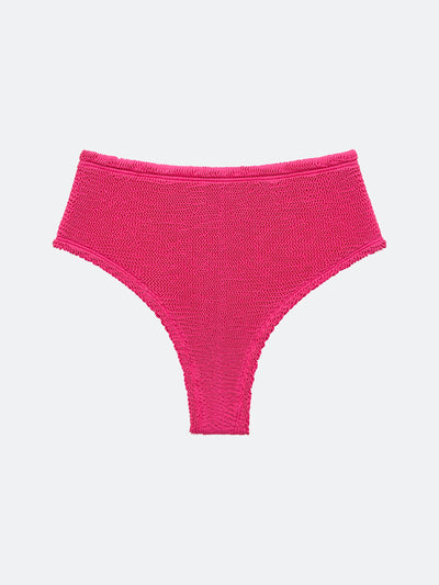 BALBOA HIGH WAISTED BIKINI BOTTOM - MAGENTA