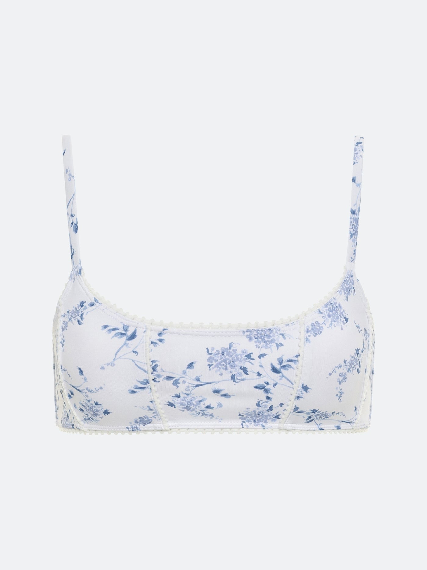 NANTUCKET BIKINI TOP - BLUE FLORAL