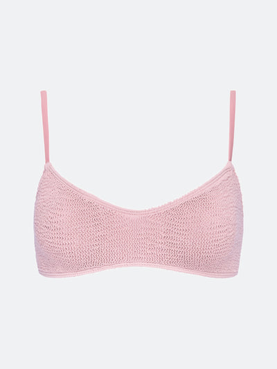 BALBOA LOW SCOOP BIKINI TOP - PETAL PINK