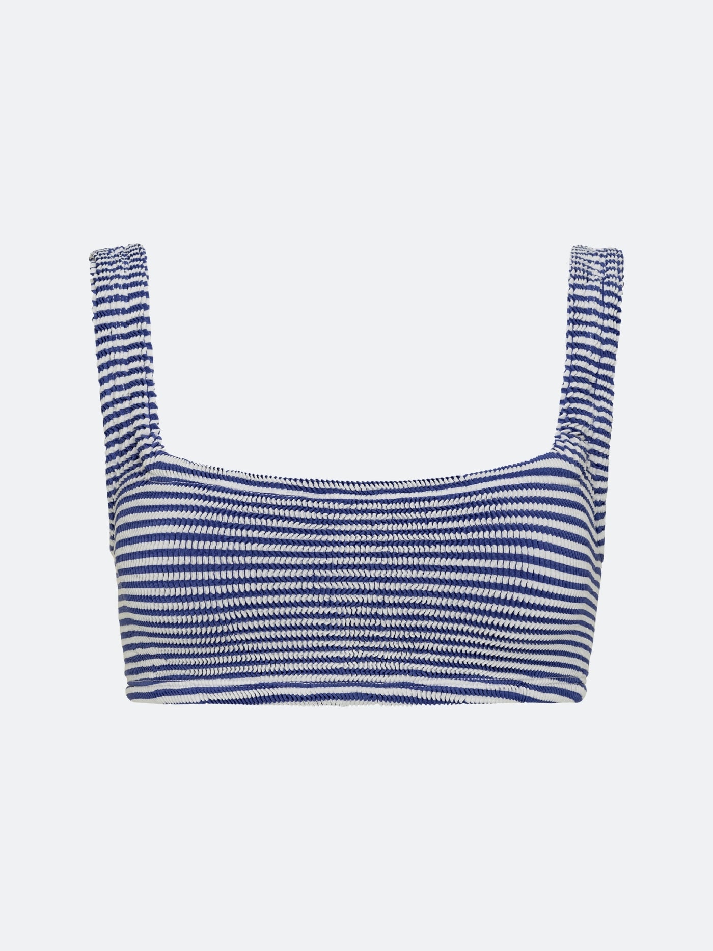 BALBOA BIKINI TOP - BLUE STRIPED