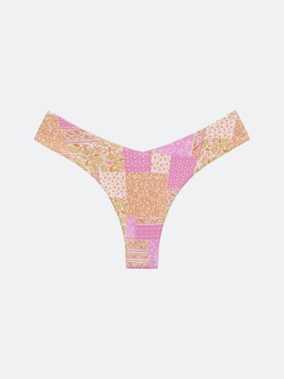 KAUAI BIKINI BOTTOM - PINK PAISLEY