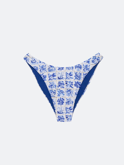 SONOMA HIGH LEG BIKINI BOTTOM - BLUE TILE