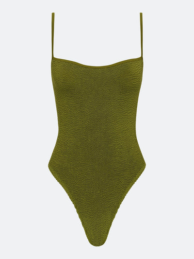 BALBOA THIN STRAP ONE PIECE - MOSS