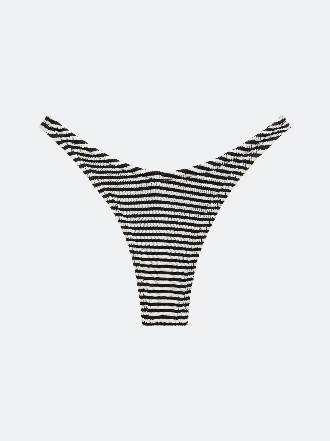 BALBOA BIKINI BOTTOM - BLACK STRIPED