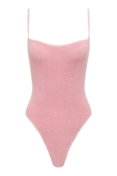 BALBOA THIN STRAP ONE PIECE - BABY PINK