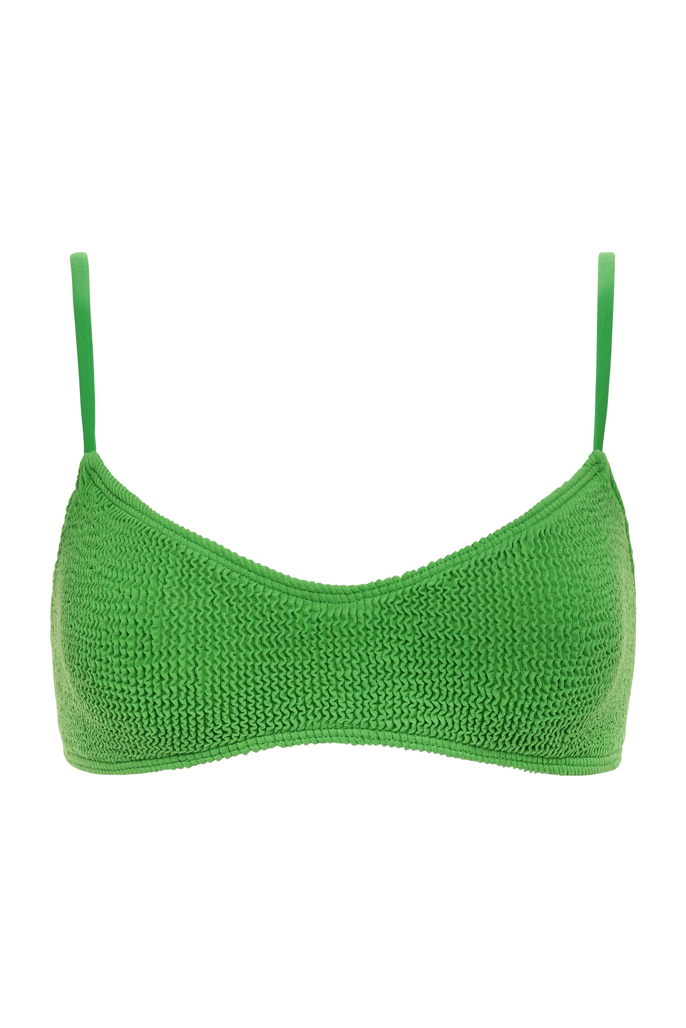 BALBOA LOW SCOOP BIKINI TOP - MATCHA