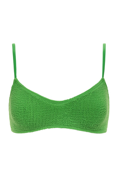 BALBOA LOW SCOOP BIKINI TOP - MATCHA