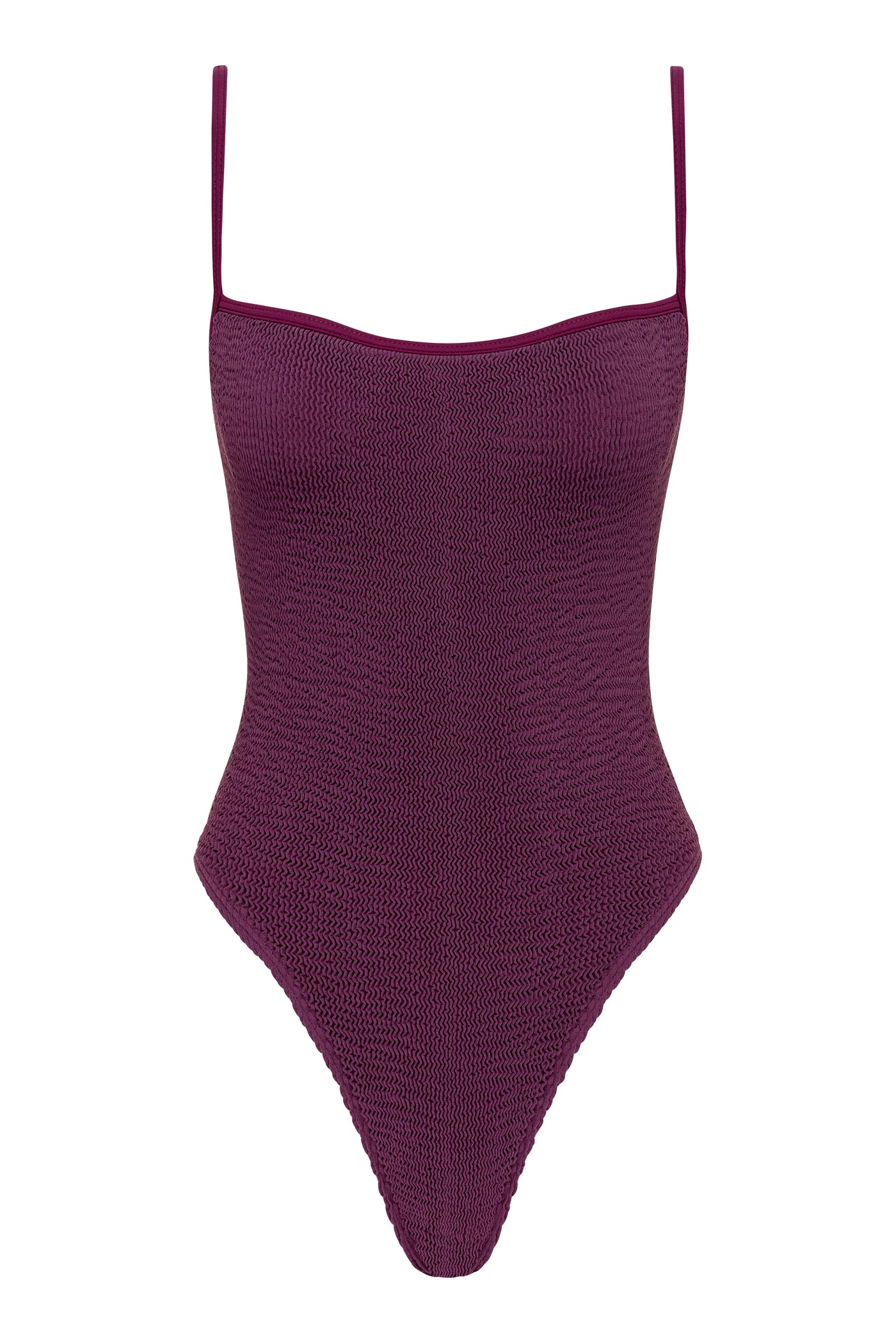 BALBOA THIN STRAP ONE PIECE - PLUM