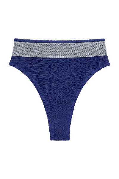 OVERLAY BIKINI BOTTOM - SAPPHIRE