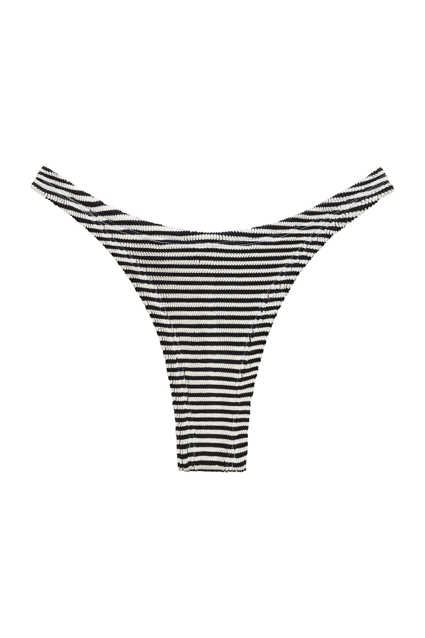 BALBOA BIKINI BOTTOM - BLACK STRIPED