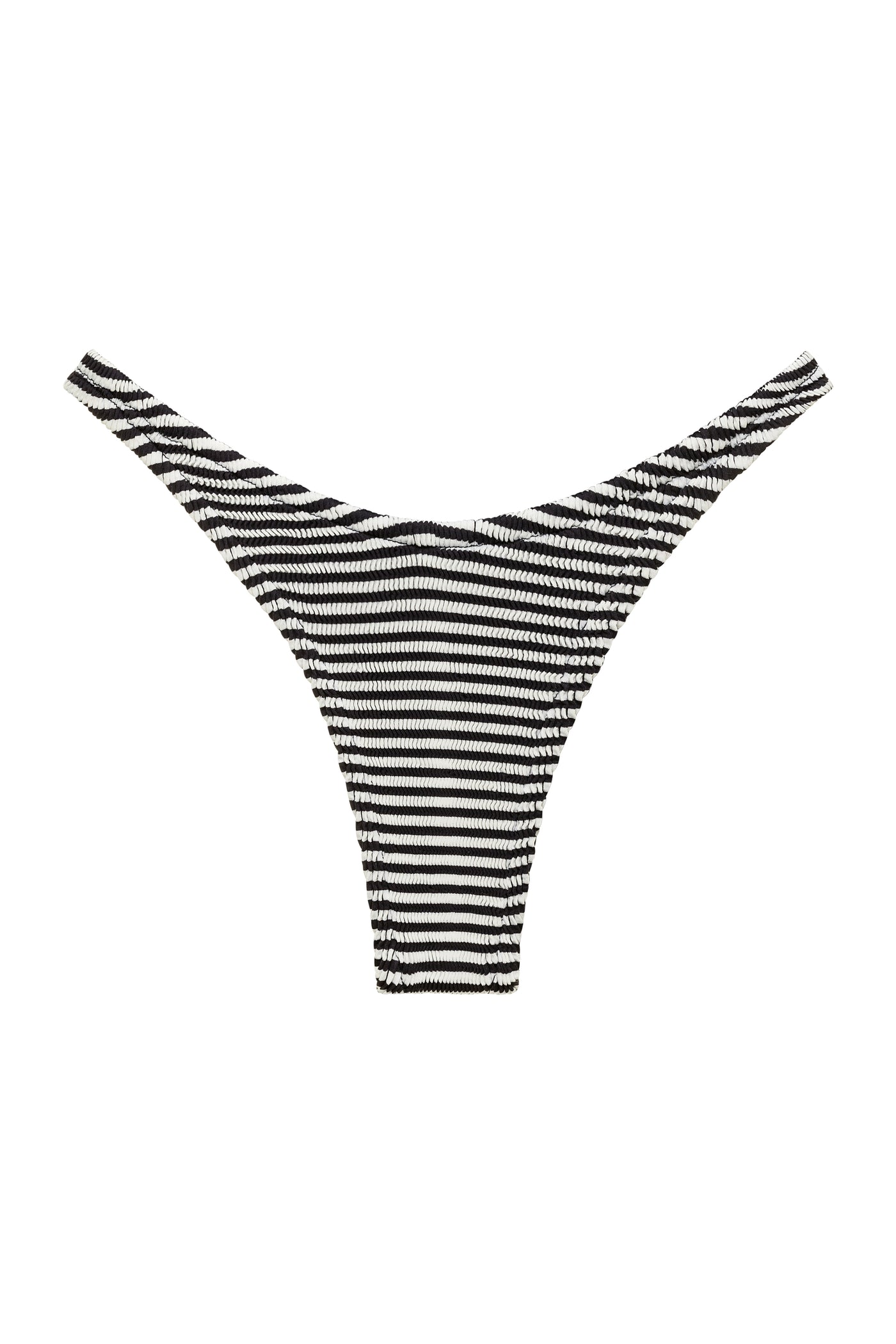 BALBOA CHEEKY BIKINI BOTTOM - BLACK STRIPED