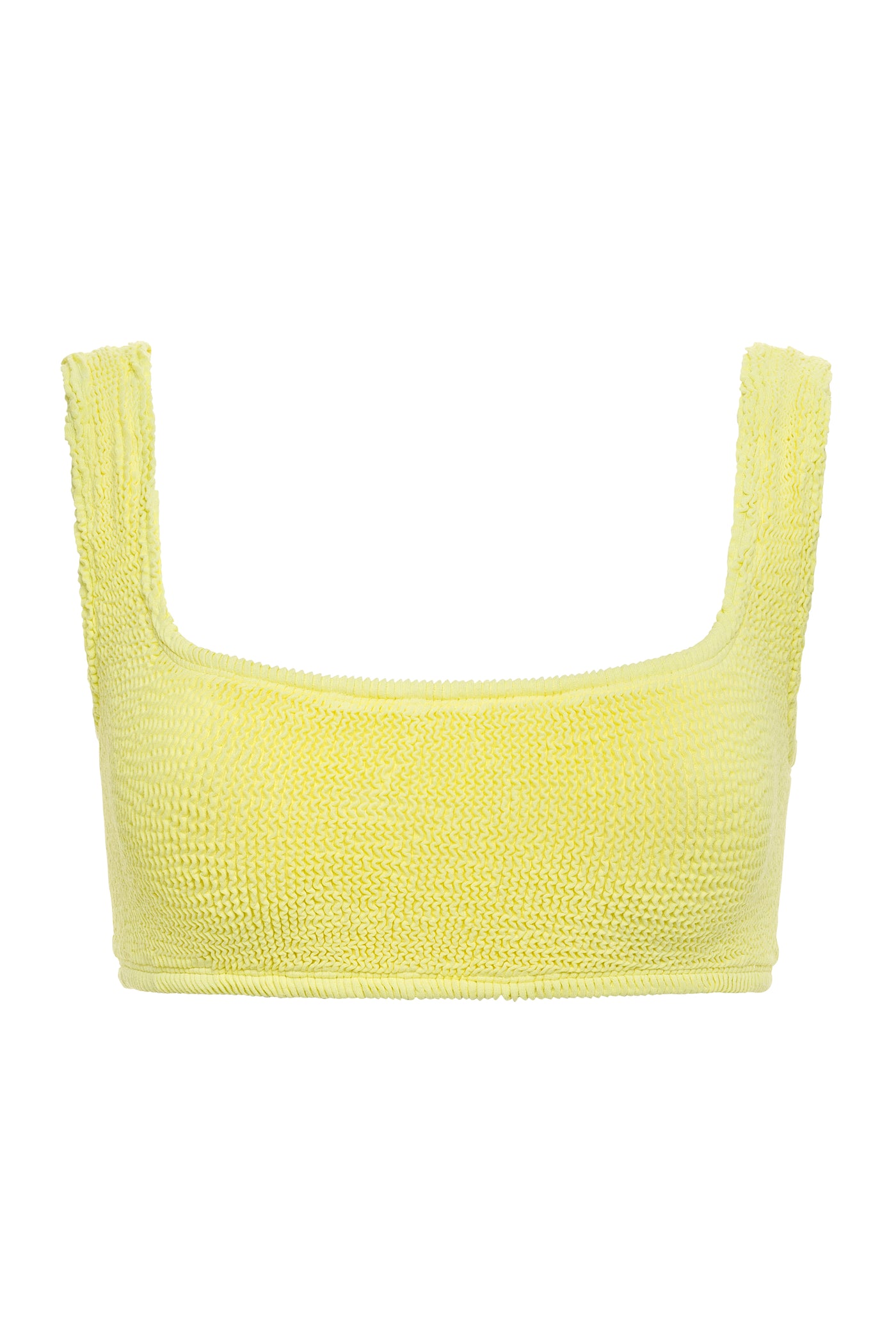 BALBOA BIKINI TOP - PASTEL YELLOW