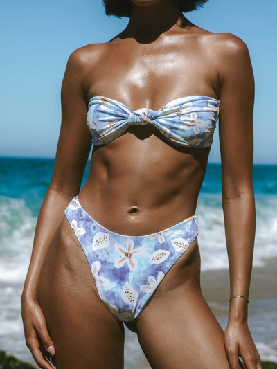 MENTON BIKINI BOTTOM - TIE DYE FLORAL